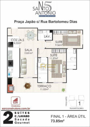 Imagem Apartamento com 1 Quarto à Venda, 51 m² em Aviação - Praia Grande Imagem Apartamento com 1 Quarto à Venda, 51 m² em Aviação - Praia Grande