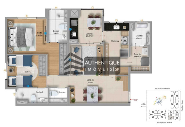 Imagem Apartamento com 3 Quartos à Venda, 117 m² em Nova Petrópolis - São Bernardo Do Campo Imagem Apartamento com 3 Quartos à Venda, 117 m² em Nova Petrópolis - São Bernardo Do Campo