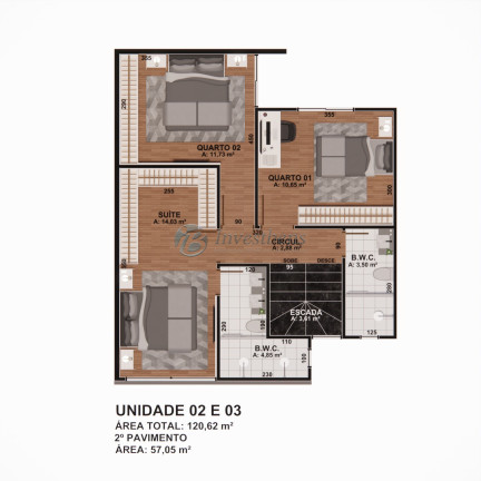 Imagem Casa de Condomínio com 3 Quartos à Venda, 120 m² em Xaxim - Curitiba