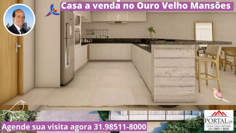 Imagem Casa com 5 Quartos à Venda, 500 m² em Ouro Velho Mansões - Nova Lima