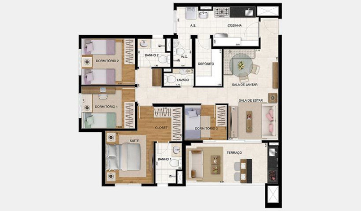 Imagem Apartamento com 2 Quartos à Venda, 135 m² em Picanço - Guarulhos Imagem Apartamento com 2 Quartos à Venda, 135 m² em Picanço - Guarulhos