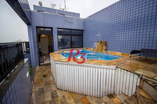 Imagem Cobertura com 3 Quartos à Venda, 135 m² em Estuário - Santos