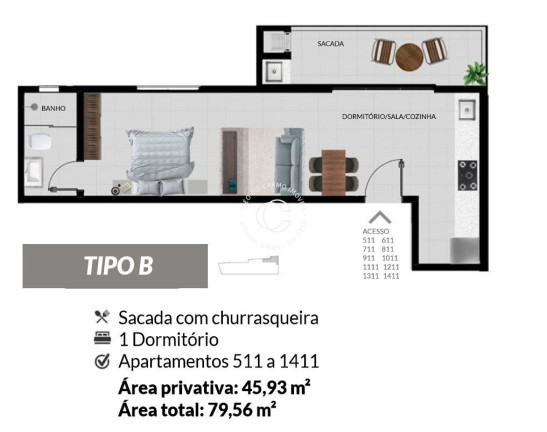 Imagem Apartamento com 1 Quarto à Venda, 45 m² em Nossa Senhora De Fátima - Santa Maria Imagem Apartamento com 1 Quarto à Venda, 45 m² em Nossa Senhora De Fátima - Santa Maria