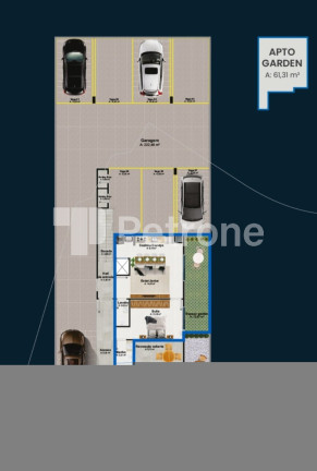 Imagem Apartamento com 1 Quarto à Venda, 45 m² em Palmas - Governador Celso Ramos