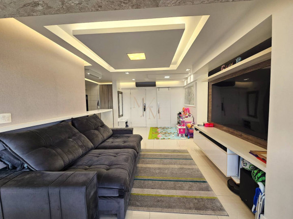 Imagem Apartamento com 3 Quartos à Venda, 111 m² em Encruzilhada - Santos