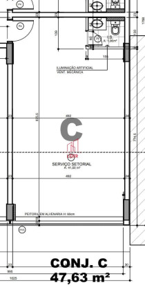 Imagem Sala Comercial para Alugar, 41 m² em Vila Izabel - Curitiba Imagem Sala Comercial para Alugar, 41 m² em Vila Izabel - Curitiba