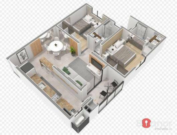 Imagem Apartamento com 2 Quartos à Venda, 56 m² em Escola Agrícola - Blumenau Imagem Apartamento com 2 Quartos à Venda, 56 m² em Escola Agrícola - Blumenau