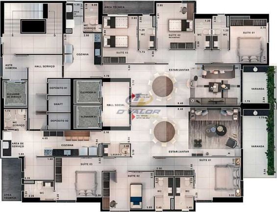 Imagem Apartamento com 3 Quartos à Venda, 117 m² em Miramar - João Pessoa