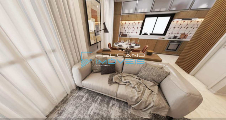 Imagem Casa de Condomínio com 2 Quartos à Venda, 118 m² em Canto Do Forte - Praia Grande