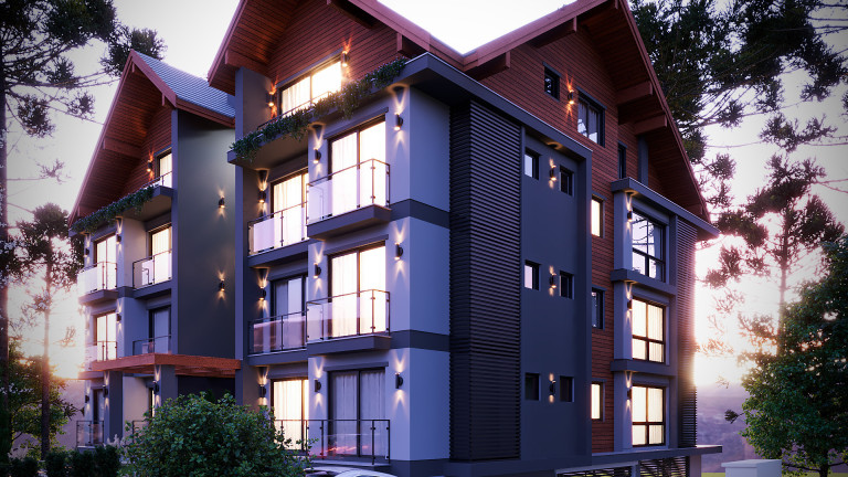 Imagem Apartamento com 2 Quartos à Venda, 73 m² em Moura - Gramado