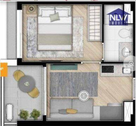 Apartamento com 1 Quarto à Venda, 26 m² em Vila Olímpia - São Paulo