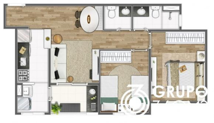 Imagem Apartamento com 2 Quartos à Venda, 55 m² em Vila Lusitânia - São Bernardo Do Campo Imagem Apartamento com 2 Quartos à Venda, 55 m² em Vila Lusitânia - São Bernardo Do Campo