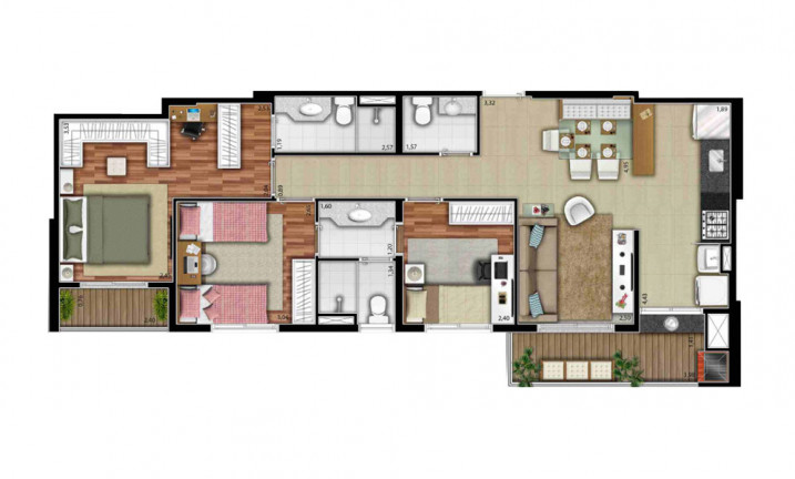 Imagem Apartamento com 3 Quartos à Venda, 132 m² em Alphaville - Barueri Imagem Apartamento com 3 Quartos à Venda, 132 m² em Alphaville - Barueri