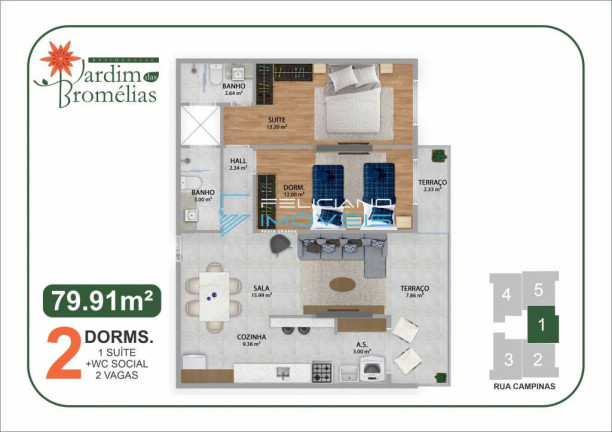 Imagem Apartamento com 2 Quartos à Venda, 80 m² em Boqueirão - Praia Grande