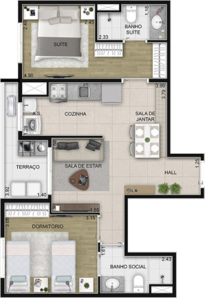 Imagem Apartamento com 2 Quartos à Venda, 55 m² em Vila Osasco - Osasco Imagem Apartamento com 2 Quartos à Venda, 55 m² em Vila Osasco - Osasco