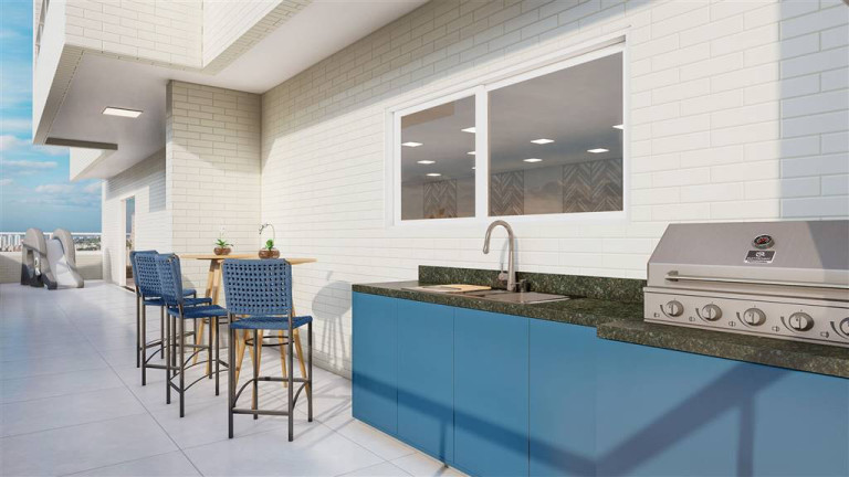 Imagem Apartamento com 2 Quartos à Venda, 64 m² em Mirim - Praia Grande