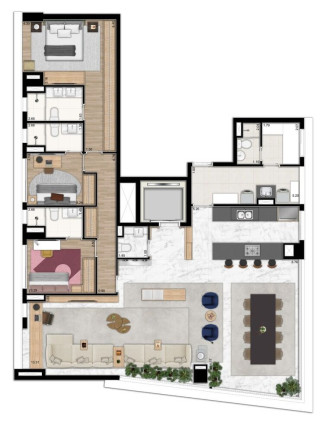 Imagem Apartamento com 3 Quartos à Venda, 181 m² em Itaim Bibi - São Paulo
