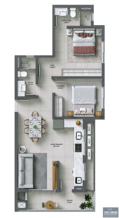 Imagem Apartamento com 2 Quartos à Venda, 74 m² em Centro - Tubarão Imagem Apartamento com 2 Quartos à Venda, 74 m² em Centro - Tubarão