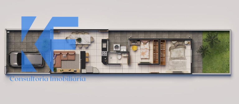 Imagem Casa com 3 Quartos à Venda, 55 m² em Jardim Do Trevo (nova Veneza) - Sumaré