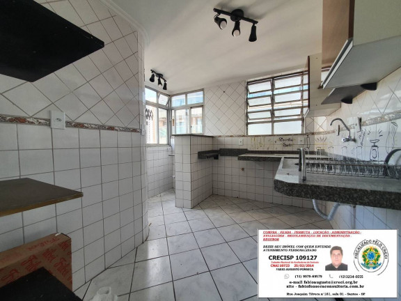 Imagem Apartamento com 1 Quarto para Alugar, 82 m² em Gonzaga - Santos