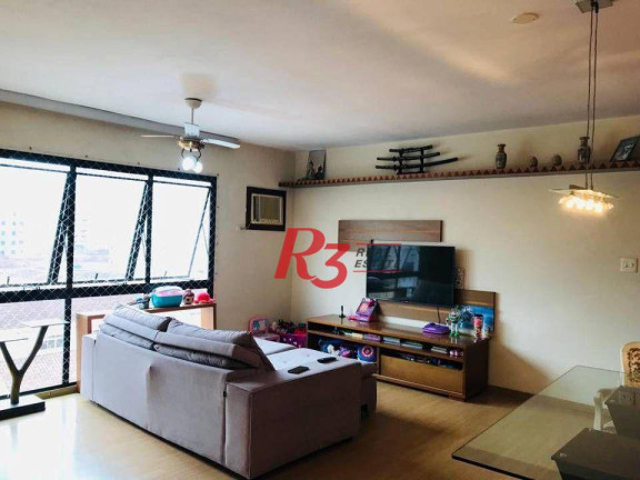 Apartamento com 3 Quartos à Venda, 104 m² em Gonzaga - Santos