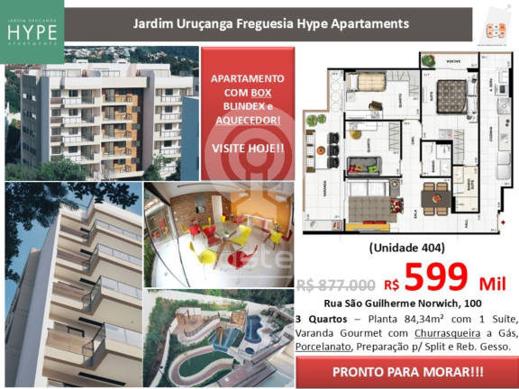 Imagem Apartamento com 3 Quartos à Venda, 84 m² em Anil - Rio De Janeiro