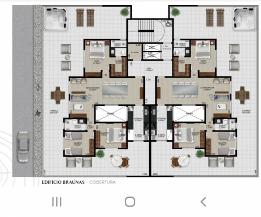 Imagem Cobertura com 3 Quartos à Venda, 193 m² em Braga - Cabo Frio