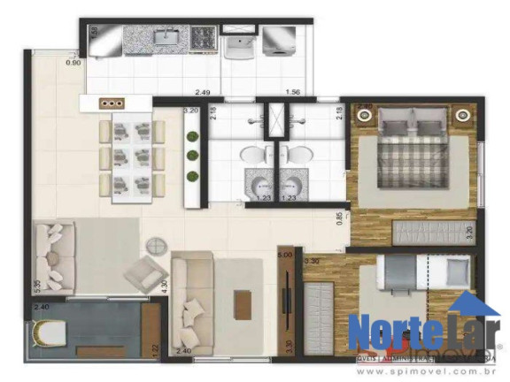 Imagem Apartamento com 2 Quartos à Venda, 60 m² em Jardim Brasil (zona Norte) - São Paulo Imagem Apartamento com 2 Quartos à Venda, 60 m² em Jardim Brasil (zona Norte) - São Paulo