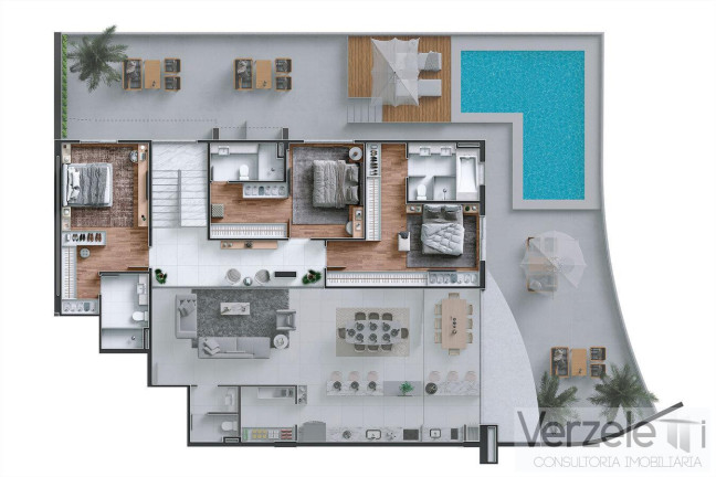Imagem Apartamento com 4 Quartos à Venda, 361 m² em Praia Brava - Itajaí Imagem Apartamento com 4 Quartos à Venda, 361 m² em Praia Brava - Itajaí