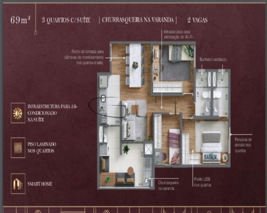 Imagem Imóvel com 3 Quartos à Venda, 69 m² em Pari - São Paulo Imagem Imóvel com 3 Quartos à Venda, 69 m² em Pari - São Paulo