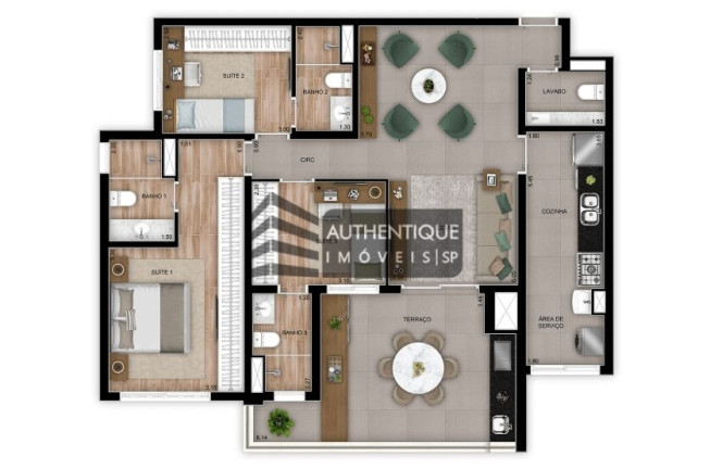 Imagem Cobertura com 3 Quartos à Venda, 208 m² em Vila Boa Vista - Santo André