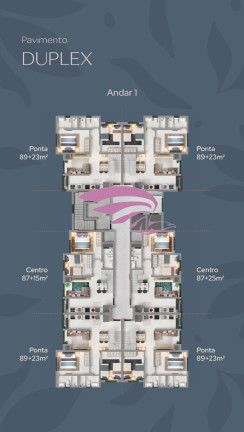 Imagem Imóvel com 2 Quartos à Venda, 49 m² em Bairro Alto - Curitiba