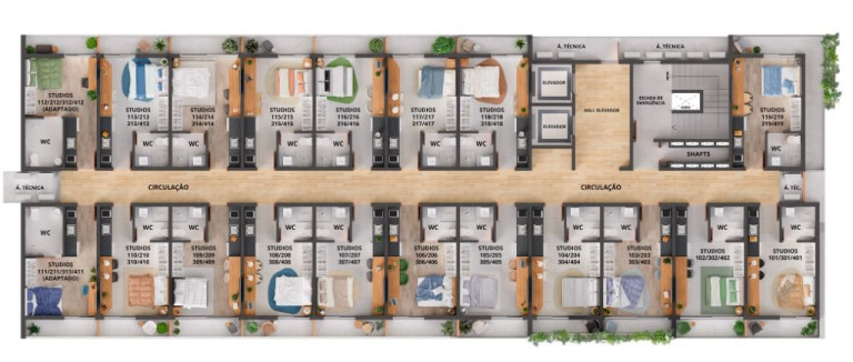 Imagem Apartamento com 1 Quarto à Venda, 19 m² em Cabo Branco - João Pessoa
