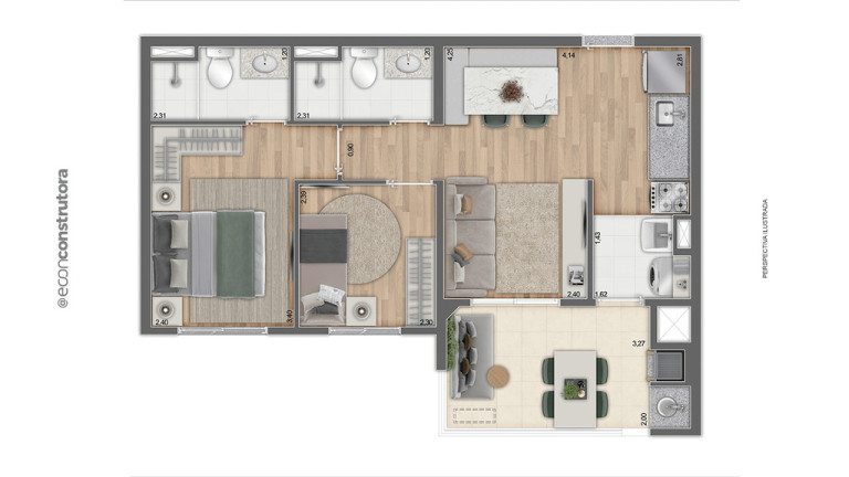 Imagem Apartamento com 3 Quartos à Venda, 69 m² em Vila Guilhermina - São Paulo
