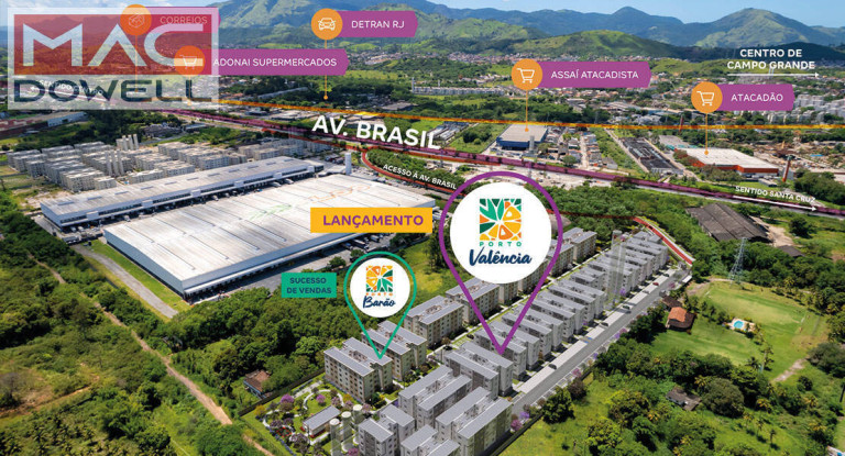 Imagem Apartamento com 2 Quartos à Venda, 40 m² em Campo Grande - Rio De Janeiro Imagem Apartamento com 2 Quartos à Venda, 40 m² em Campo Grande - Rio De Janeiro