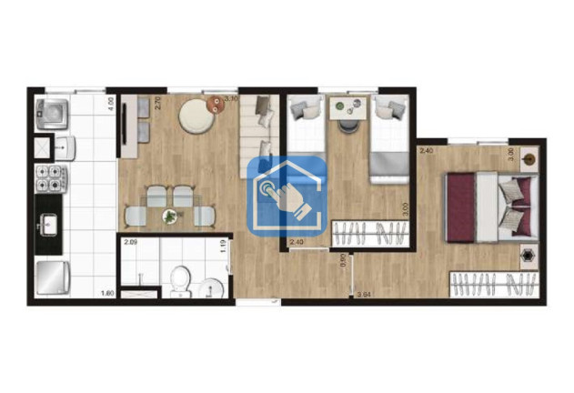 Imagem Apartamento com 2 Quartos à Venda, 40 m² em Vila Andrade - São Paulo Imagem Apartamento com 2 Quartos à Venda, 40 m² em Vila Andrade - São Paulo