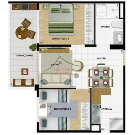 Imagem Apartamento com 2 Quartos à Venda, 47 m² em Jardim Santa Terezinha (zona Leste) - São Paulo