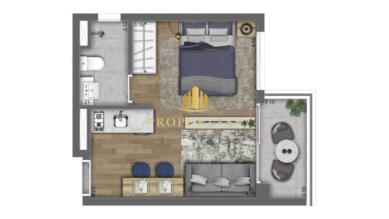 Imagem Apartamento com 1 Quarto à Venda, 25 m² em Pinheiros - São Paulo