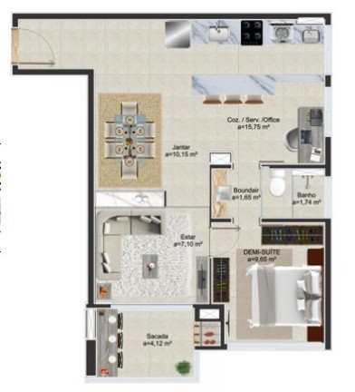 Imagem Apartamento com 1 Quarto à Venda, 80 m² em Cachoeira Do Bom Jesus - Florianópolis Imagem Apartamento com 1 Quarto à Venda, 80 m² em Cachoeira Do Bom Jesus - Florianópolis