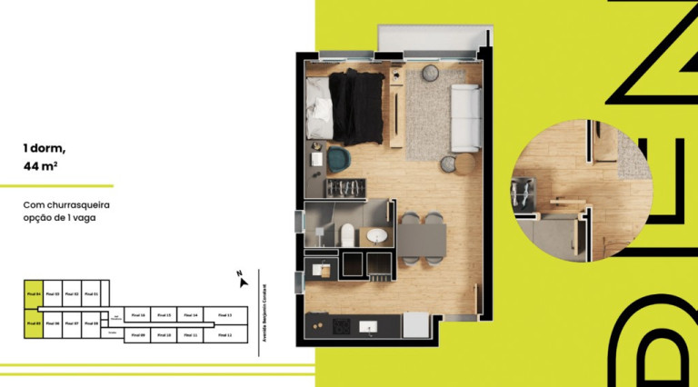 Imagem Imóvel com 1 Quarto à Venda, 34 m² em Floresta - Porto Alegre Imagem Imóvel com 1 Quarto à Venda, 34 m² em Floresta - Porto Alegre