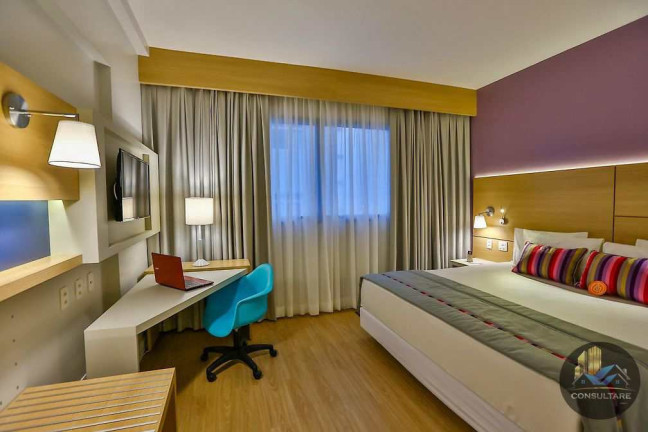 Imagem Flat com 1 Quarto à Venda, 24 m² em Pompéia - Santos