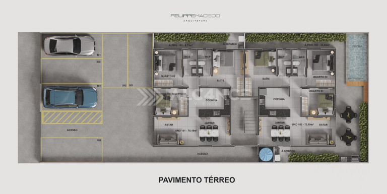 Imagem Apartamento com 3 Quartos à Venda, 70 m² em Bancários - João Pessoa Imagem Apartamento com 3 Quartos à Venda, 70 m² em Bancários - João Pessoa