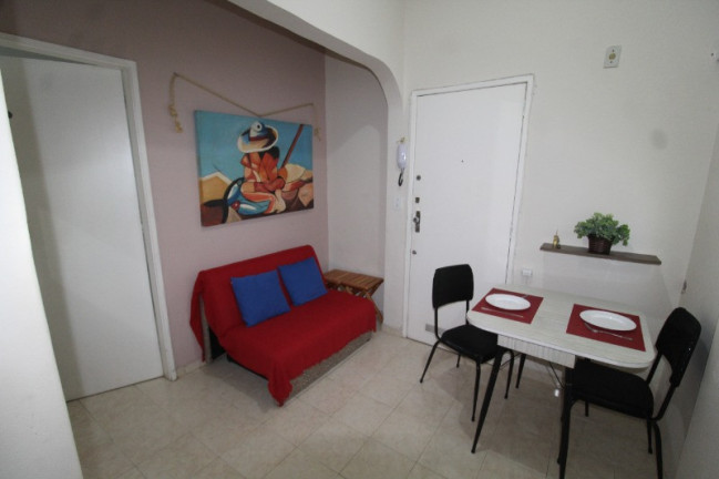 Apartamento com 1 Quarto para Temporada, 35 m² em Copacabana - Rio De Janeiro