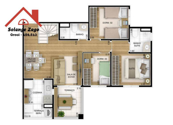 Apartamento com 2 Quartos à Venda, 57 m² em Vila Andrade - São Paulo