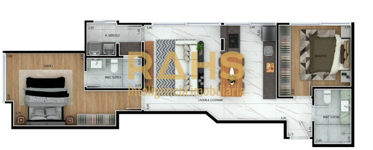 Imagem Apartamento com 2 Quartos à Venda, 71 m² em América - Joinville Imagem Apartamento com 2 Quartos à Venda, 71 m² em América - Joinville