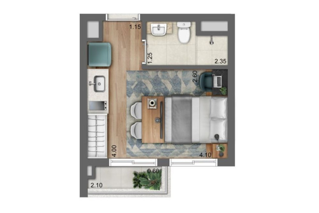 Imagem Apartamento com 1 Quarto à Venda, 32 m² em Santo Amaro - São Paulo Imagem Apartamento com 1 Quarto à Venda, 32 m² em Santo Amaro - São Paulo