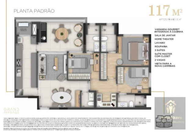 Imagem Apartamento com 3 Quartos à Venda, 117 m² em Cambuí - Campinas Imagem Apartamento com 3 Quartos à Venda, 117 m² em Cambuí - Campinas