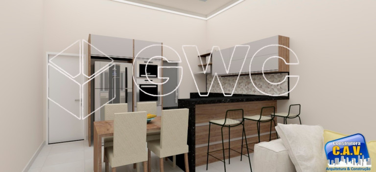 Casa com 2 Quartos à Venda, 74 m² em Lorenzetti - Marília