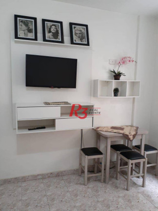 Imagem Apartamento com 1 Quarto à Venda, 28 m² em Ponta Da Praia - Santos