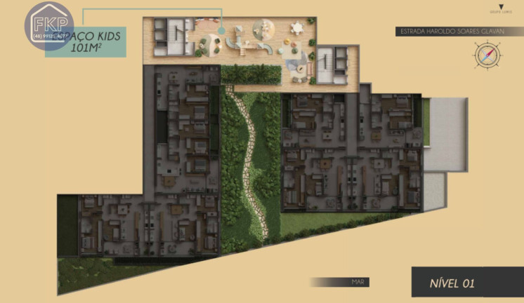 Imagem Apartamento com 2 Quartos à Venda, 77 m² em Cacupé - Florianópolis